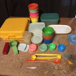 BIG LOT OF TUPPERWARE SMIDGET 1463 WONDERLIER 1307 MAGNIFIER 1379